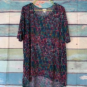 Bold and Colorful Lularoe Irma (size medium)